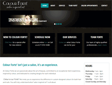 Tablet Screenshot of colourforte.com